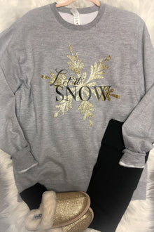  Let It Snow Crew Sweatshirt