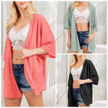  Hemish S-3X Summer 1/2 Sleeve Light Cardigan