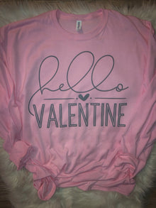  Hello Valentine Pink Long Sleeve