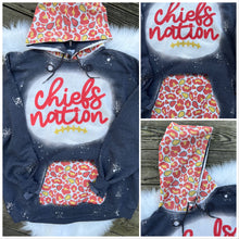  Chiefs Nation Bleached Hoodie With Contrast