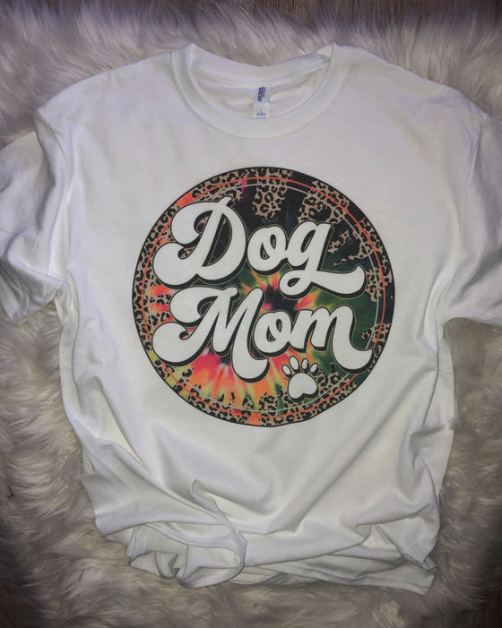 Dog Mom Sublimation Short Sleeve Tee