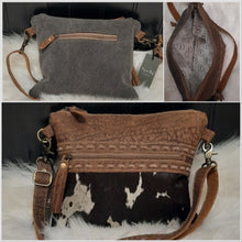  Myra Diaz Leather, Hairon & Canvas Shoulder/Crossbody Bag