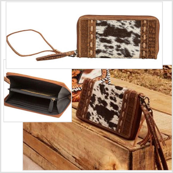 Myra Evilly Leather & Hairon Wallet