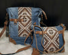 Myra Denim & Aztec Small & Crossbody