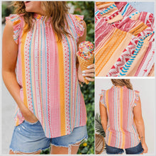  In Stock! Aztec Stripe Multicolor Sleeveless