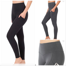  Zenana Quality Cotton Spandex Pocket Leggings S-3XL