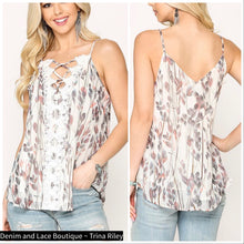  🔥 Gigio Lattice Scalloped Plunge V-Neckline Cami