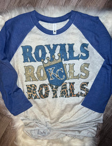  Royals 3/4 Sleeve Raglan