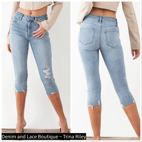 Kan Can Posh High Rise Capri Jeans